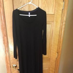 Xhilaration black long sleeve dress